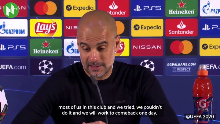 Pep on UCL final: 'We will work to come back one day'
