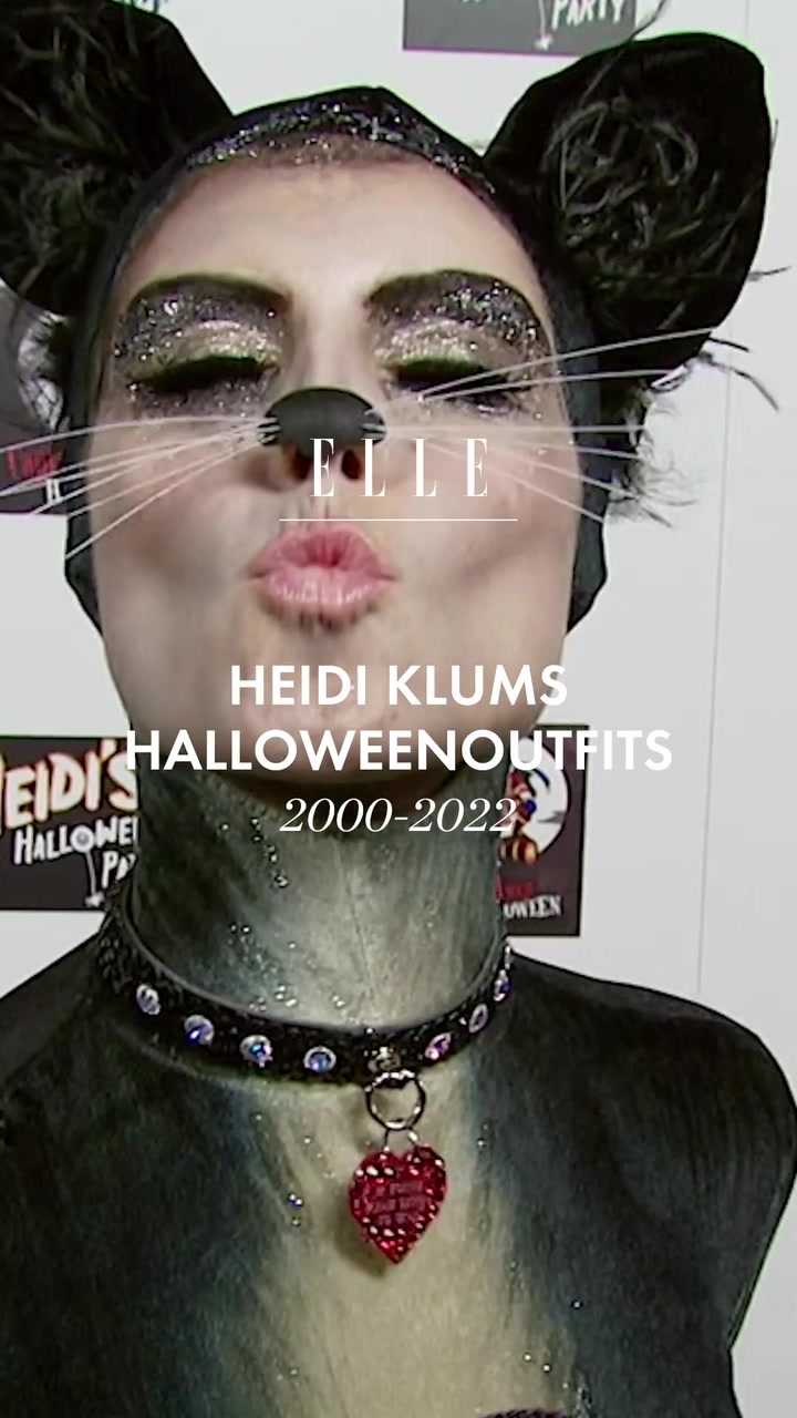 Heidi Klums halloweenoutfits- 2000-2022