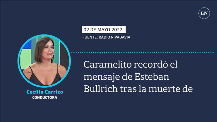 Caramelito recordó el mensaje de Esteban Bullrich tras la muerte de su hermano