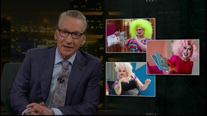Maher: Drag Queen Story Hour Is Like Behavior that 'Borders on Abuse' -- DeSantis Was Right About Disney