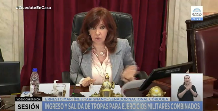 Reforma judicial: el picante cruce verbal entre Cristina Kirchner y Esteban Bullrich