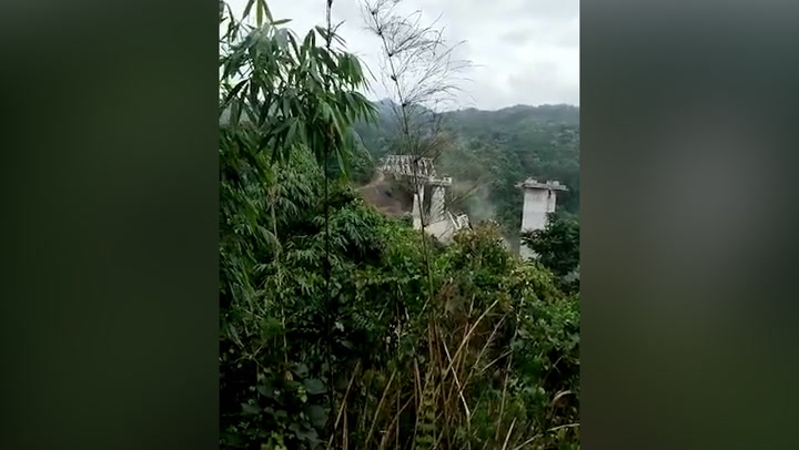 Bridge collapses in India’s Mizoram leaving at least 17 dead