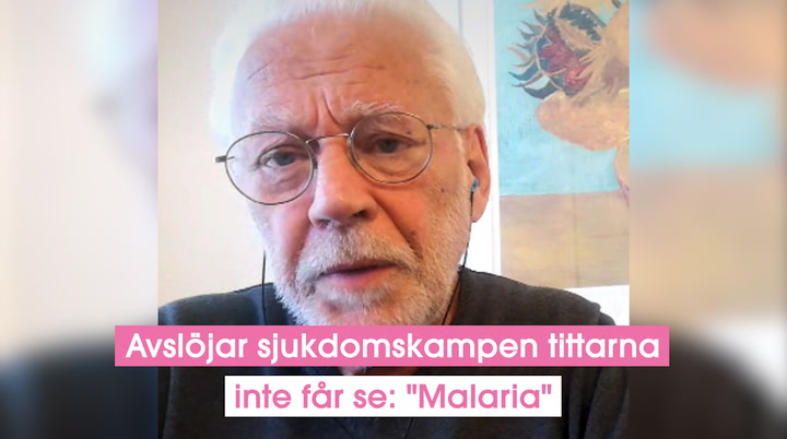 Lars avslöjar sjukdomskampen tittarna inte får se: "Malaria"