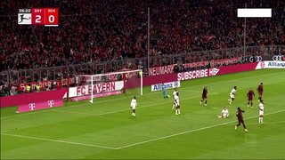 Sadio Mané anotó el tercero del Bayern.