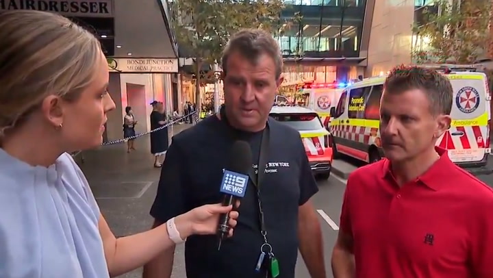 Man’s desperate attempt to save mother and baby stabbed in Sydney mall attack
