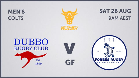 Dubbo Rugby Club v Forbes Rugby Club
