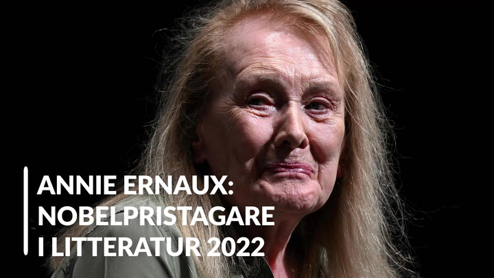 Video: Annie Ernaux är årets nobelpristagare i litteratur