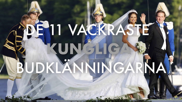 De 11 vackraste kungliga brudklänningarna