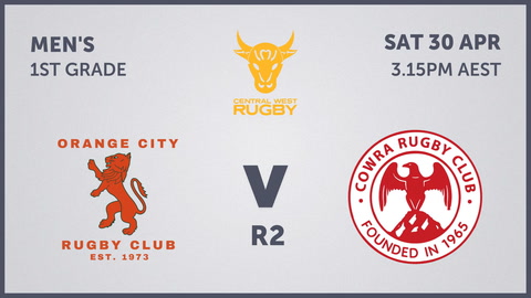 Orange City Rugby Club v Cowra Rugby Club
