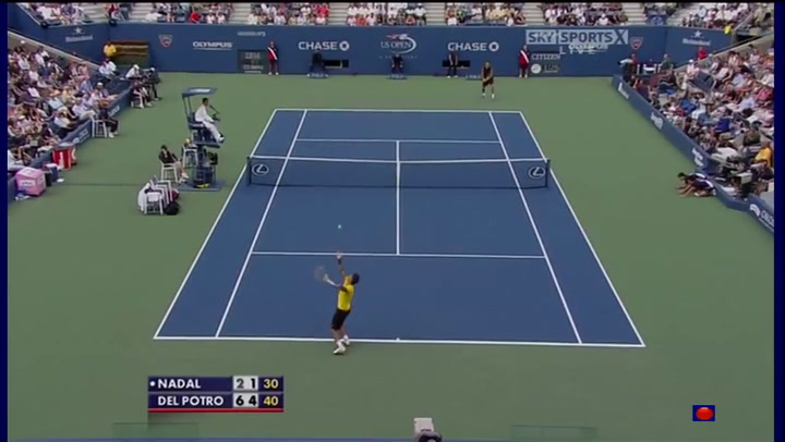 Del Potro vs Nadal - US Open 2009 – Fuente: YouTube