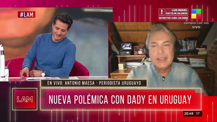 Antonio Maesa habló sobre la polémica de Dady Brieva en Uruguay