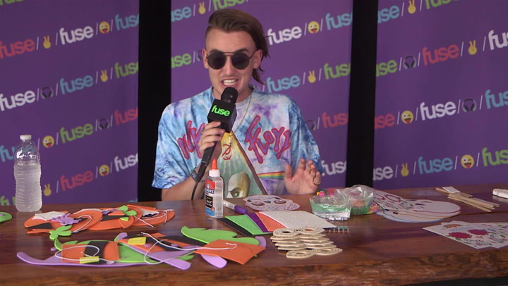 gnash Makes a Halloween Mask While Discussing Favorite Costumes and New Projects