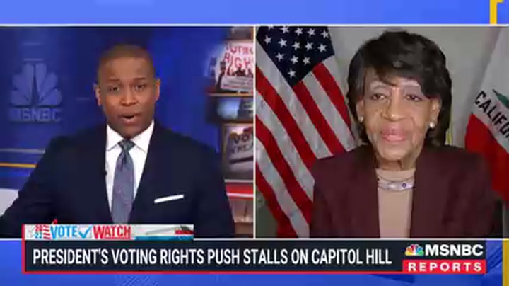 Maxine Waters: Manchin And Sinema 'Don’t Care' About Black People