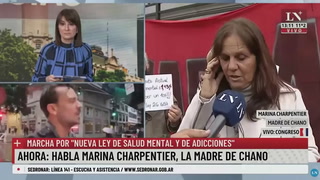 Marina, la mamá de Chano Charpentier: "Él no quería internarse. Yo tuve una lucha dificilísima"