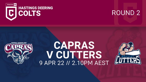 Central Queensland Capras U20 - HDC v Mackay Cutters U20 - HDC