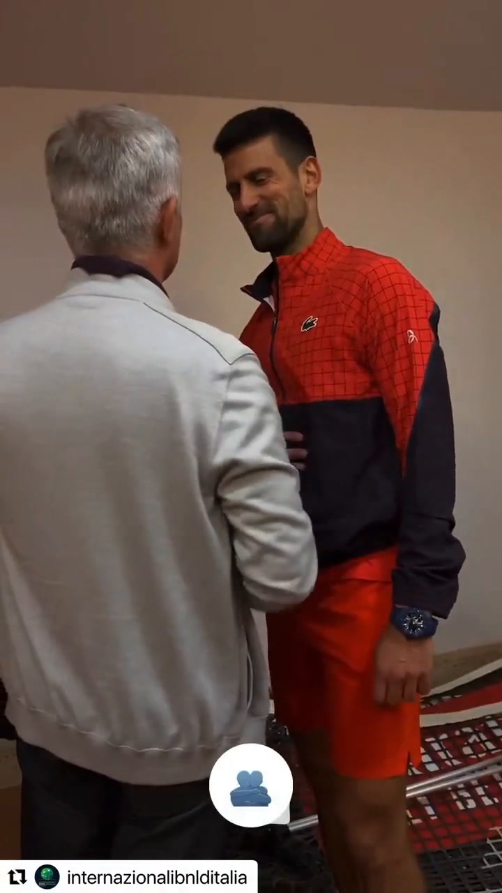 El encuentro entre José Mourinho y Novak Djokovic