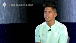 Las primeras palabras de Simeone como nuevo jugador del Zaragoza
