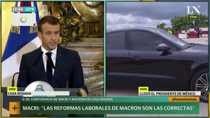 Macron habló de las trabas para el acuerdo entre UE y Mercosur