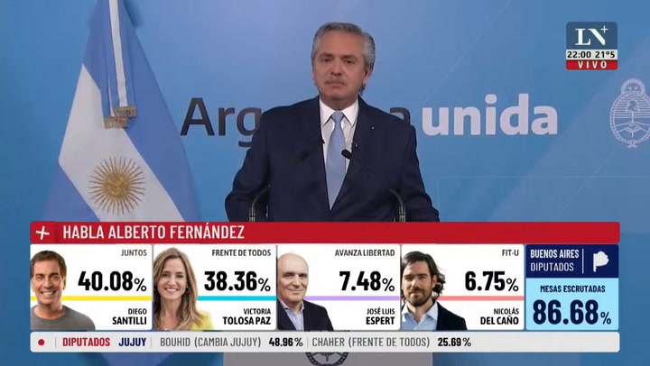 Alberto Fernández: “Se abre una nueva etapa para nuestro país”