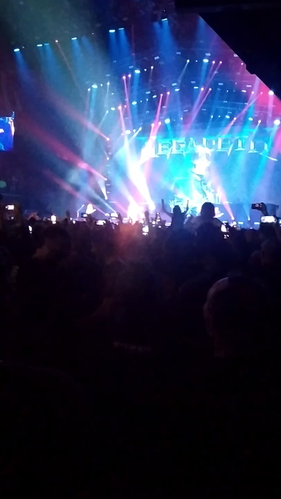 La primera noche de Megadeth en el Movistar Arena