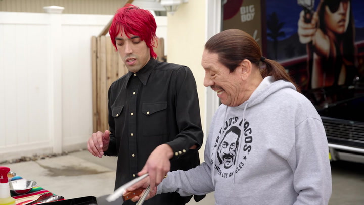 Danny Trejo & His Son Discuss his Prison Past while Making Trejo’s Tacos