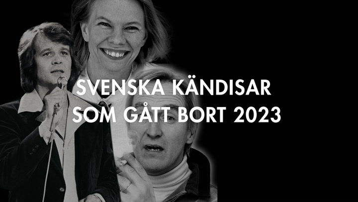 Svenska kändisar som gått bort 2023