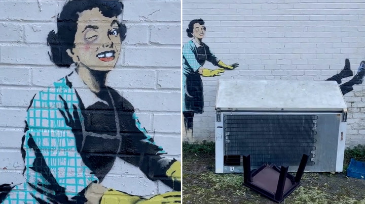 New Banksy art appears in Margate for Valentine's Day