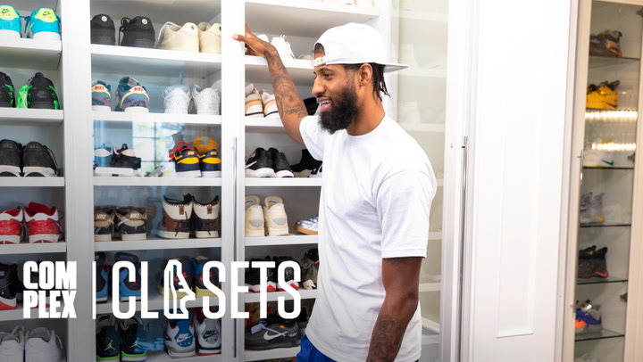 Paul George Gives an Exclusive Look at His Sneaker Collection And New Playstation 5 Collaboration on Complex Closets
