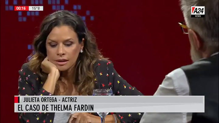 Julieta ortega opina sobre el caso de Thelma Fardin - Fuente: América TV