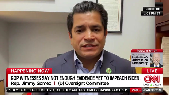 Dem Rep. Gomez: 'I Haven't Seen' Email Taking Joe Biden's Name off Warrant, It 'Probably Has Nothing to Do with' Him