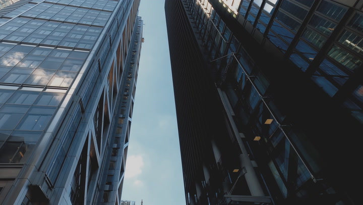 Skyscapers in London, Business Center Free Video 