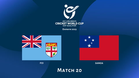 21 June - 2023 ICC U19s EAST ASIA PACIFIC WORLD CUP QUALIFIER - Fiji v Samoa