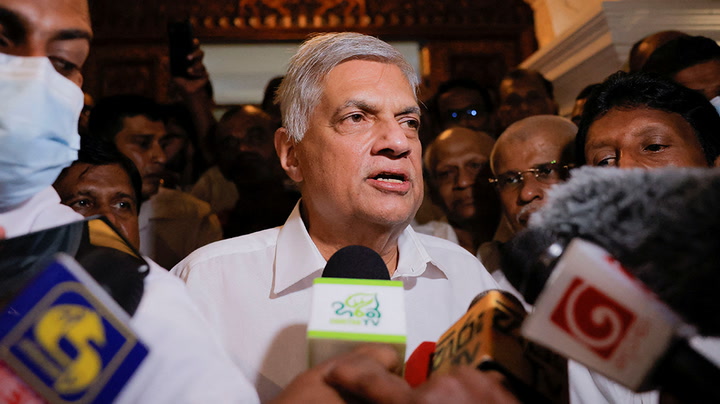 Ranil Wickremesinghe elected president in crisis-hit Sri Lanka after ousted leader flees country