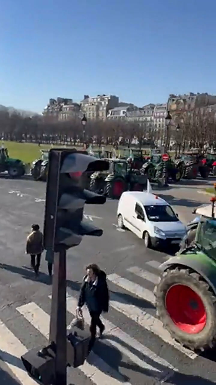Productores de París salieron a las calles a protestar por una decisión de Francia que los perjudica