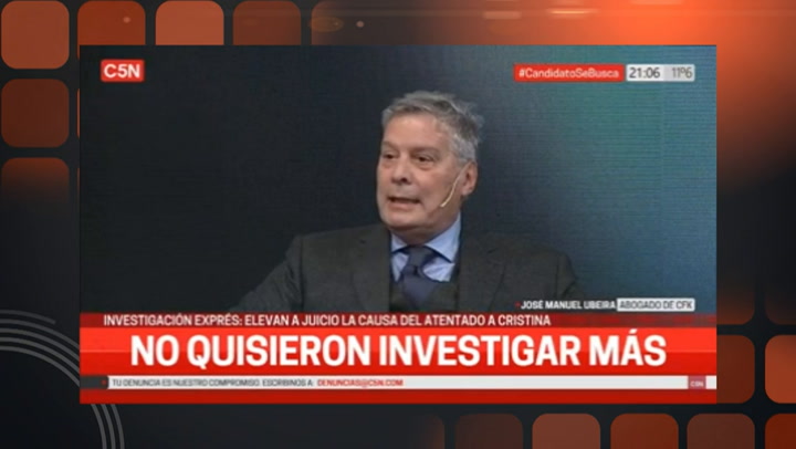 Ubeira habló sobre la causa del atentado a Cristina Kirchner