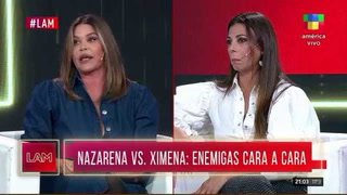 Nazarena Vélez y Ximena Capristo se enfrentaron en el piso de 'LAM'