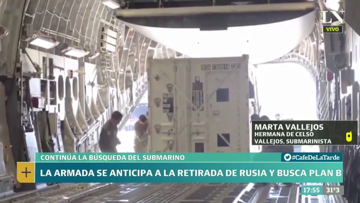 Marta Vallejos, hermana de un submarinista: 'Ayuno hace 37 días'