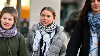 Greta Thunberg arrives at court for trial over Mayfair protest