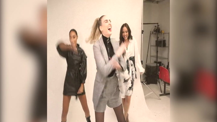 Little Mix members laugh and smile as they announce group is 'taking a break' 