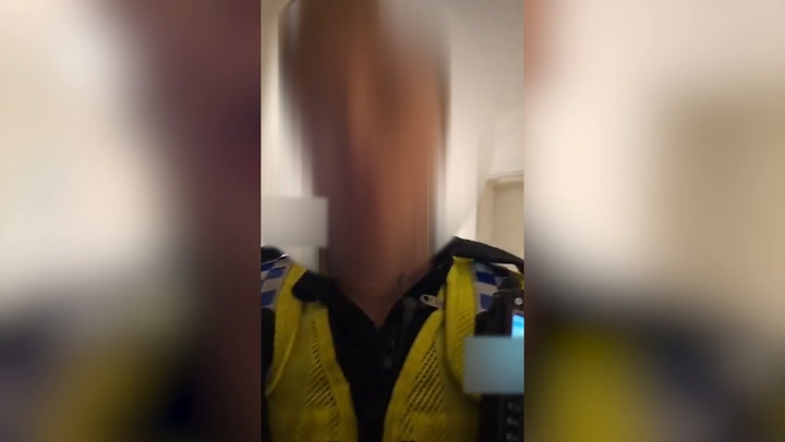 Moment police arrest autistic teenager ‘who said officer looked like her lesbian nana’