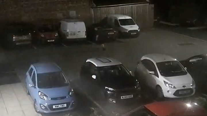 CCTV captures drunk and drugged-up driver staggering to car before causing fatal crash