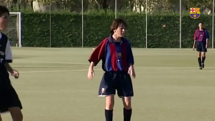 Con un emotivo video, Barcelona celebra los 13 años del debut de su astro Lionel Messi
