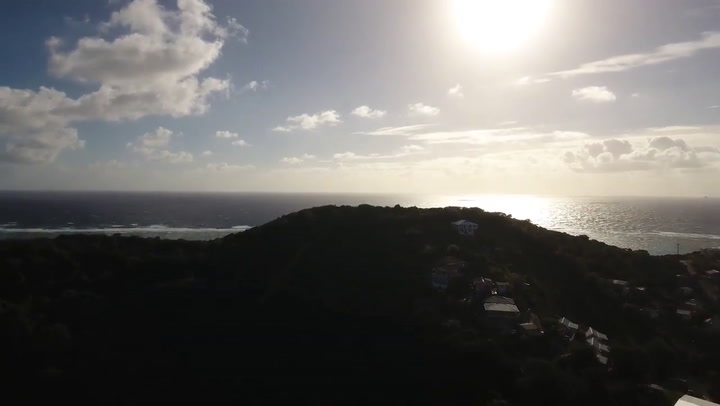 Canouan, la isla viste desde un drone - Fuente: YouTube