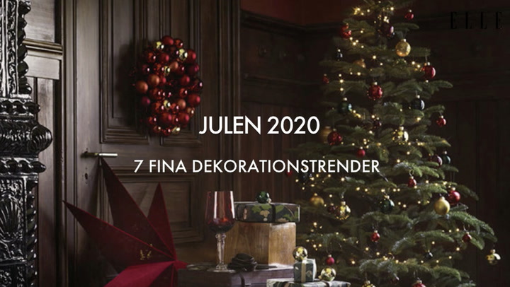 Julen 2020 – 7 fina dekorationstrender