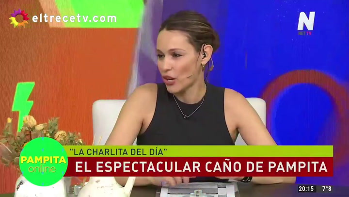 Pampita contó cuál fue la reacción de Roberto García Moritán sobre el baile del caño