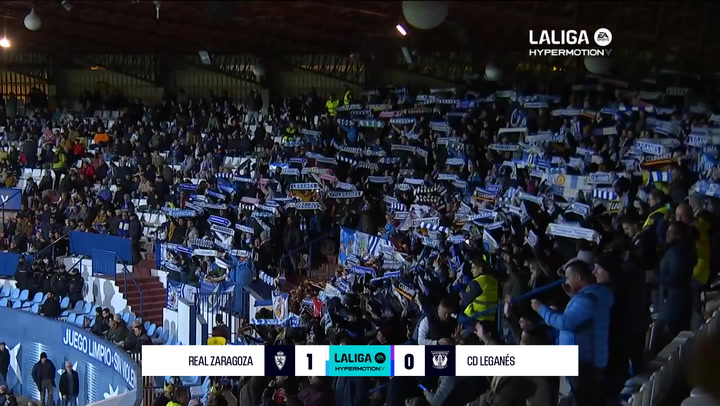 Zaragoza 1-0 Leganés: resumen y goles | LaLiga Hypermotion (J18)