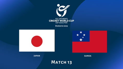 18 June - 2023 ICC U19s EAST ASIA PACIFIC WORLD CUP QUALIFIER - Japan v Samoa