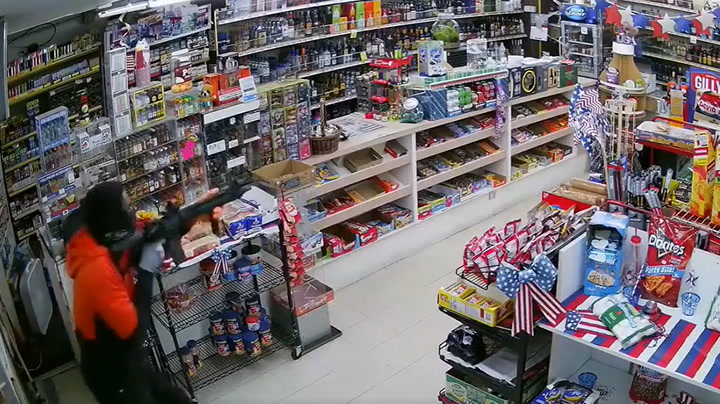 Liquor store owner shoots back at armed robbers, forcing them to flee