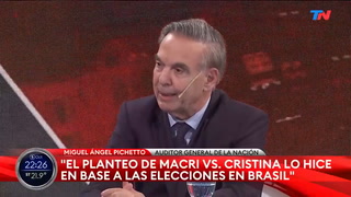 Miguel Ángel Pichetto: "Macri vs. Cristina puede ocurrir"