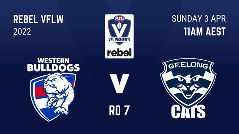 3 April - VFLW Round 7 - Western Bulldogs v Geelong